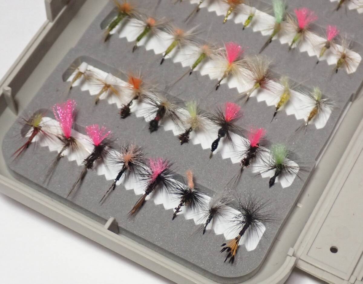 [ final product fly ] dry fly .C&F design. S size fly case. set ③ ( unused goods / secondhand goods )