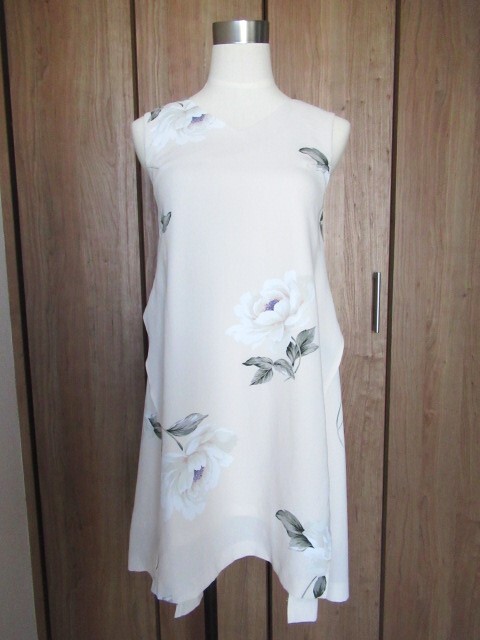  Snidel snidel * no sleeve floral print One-piece height 85.* postage 185 jpy 