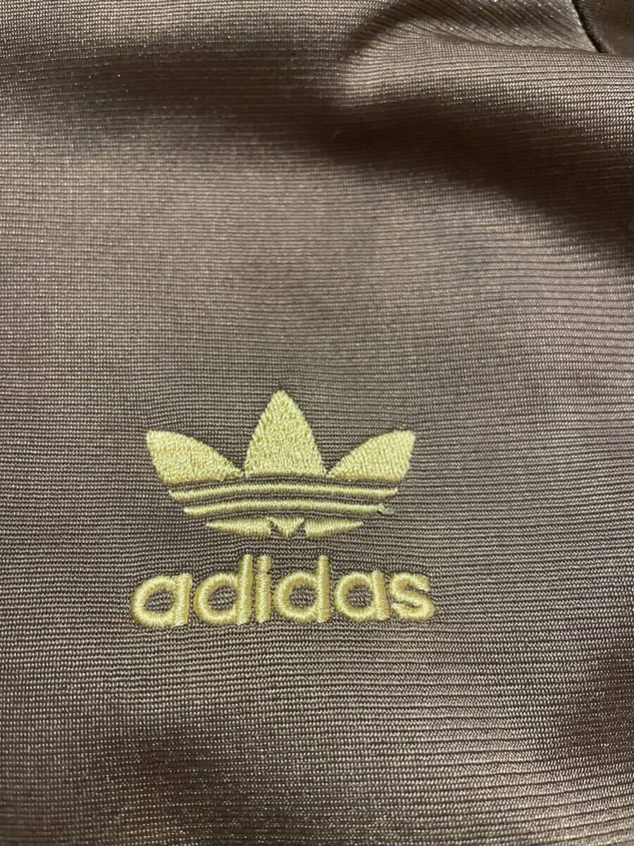  Adidas спортивная куртка to зеркальный . il Logo adidas джерси Brown чай цвет 