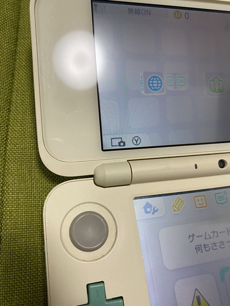 任天堂　Nintendo newニンテンドー2DSLL どうぶつの森　本体　動作確認済　送料185円_画像7