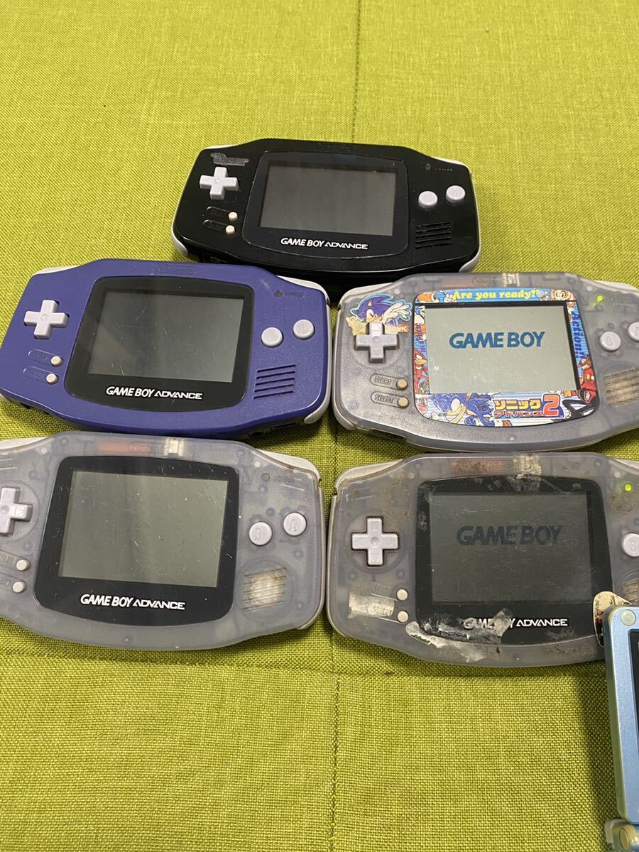 任天堂 Nintendo ニンテンドー GBA ゲームボーイアドバンス5台　GBASP ゲームボーイアドバンスSP6台　計11台　ジャンク_画像3