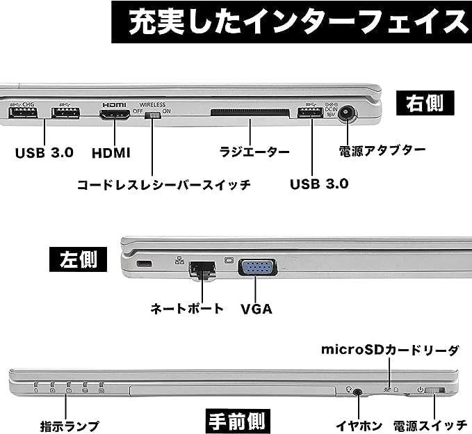 セール品★パナソニック CF-sz6windows 11 12.0インチ訳あり品