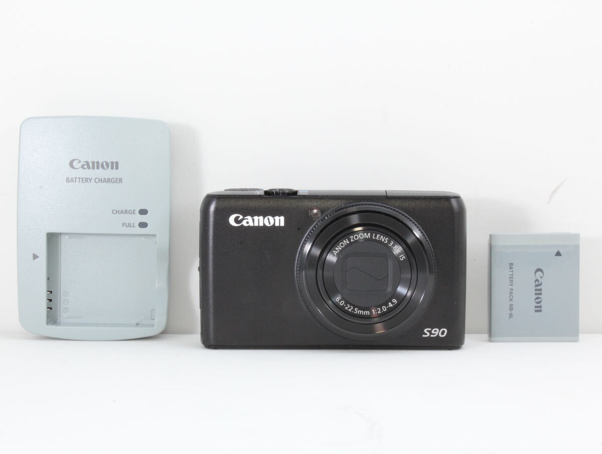 【1円〜★非常に綺麗♪]Canon PowerShot S90 デジタルカメラ♪状態の良い商品をお探しの方は必見動作確認済みの安心商品♪ ★_画像2