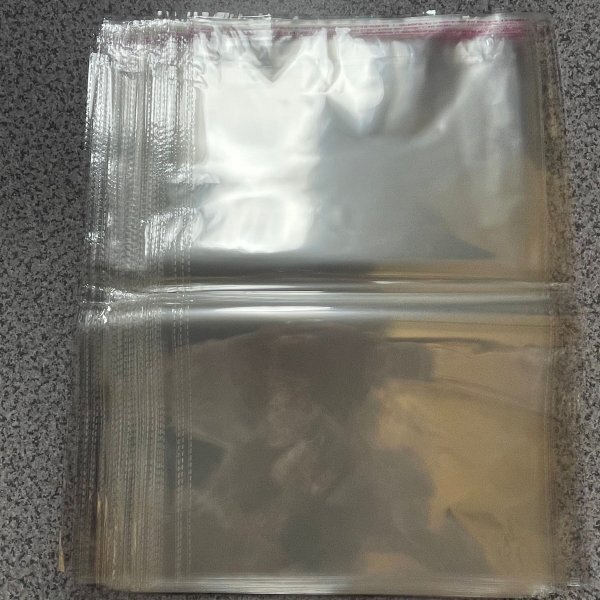 opp袋 A3 100枚 テープ付き 透明 ビニール封筒 フリマ メルカリ 包装の画像8