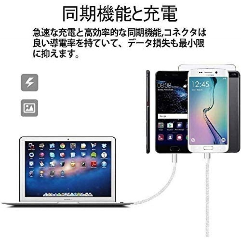 USBアダプター 白ホワイト コンセント 4ポート 急速充電器  iPhone等の画像3