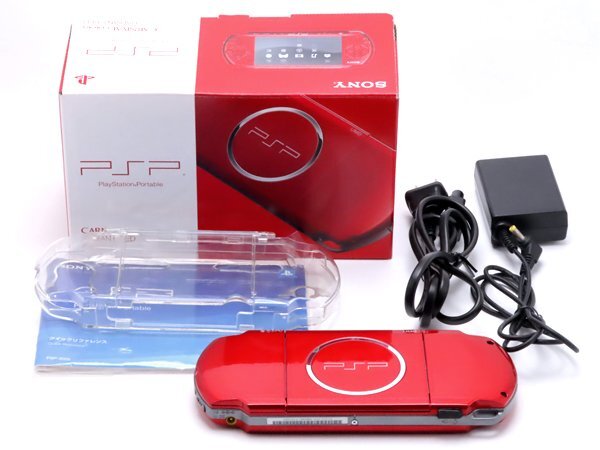 50%OFF RR PSP-3000 ラディアント・レッド プレイステーション・ポータブル PSP 1円~★質流れ★SONY Ver.6.6.1 美品 中古 初期化済み 動作確認 PSP3000シリーズ