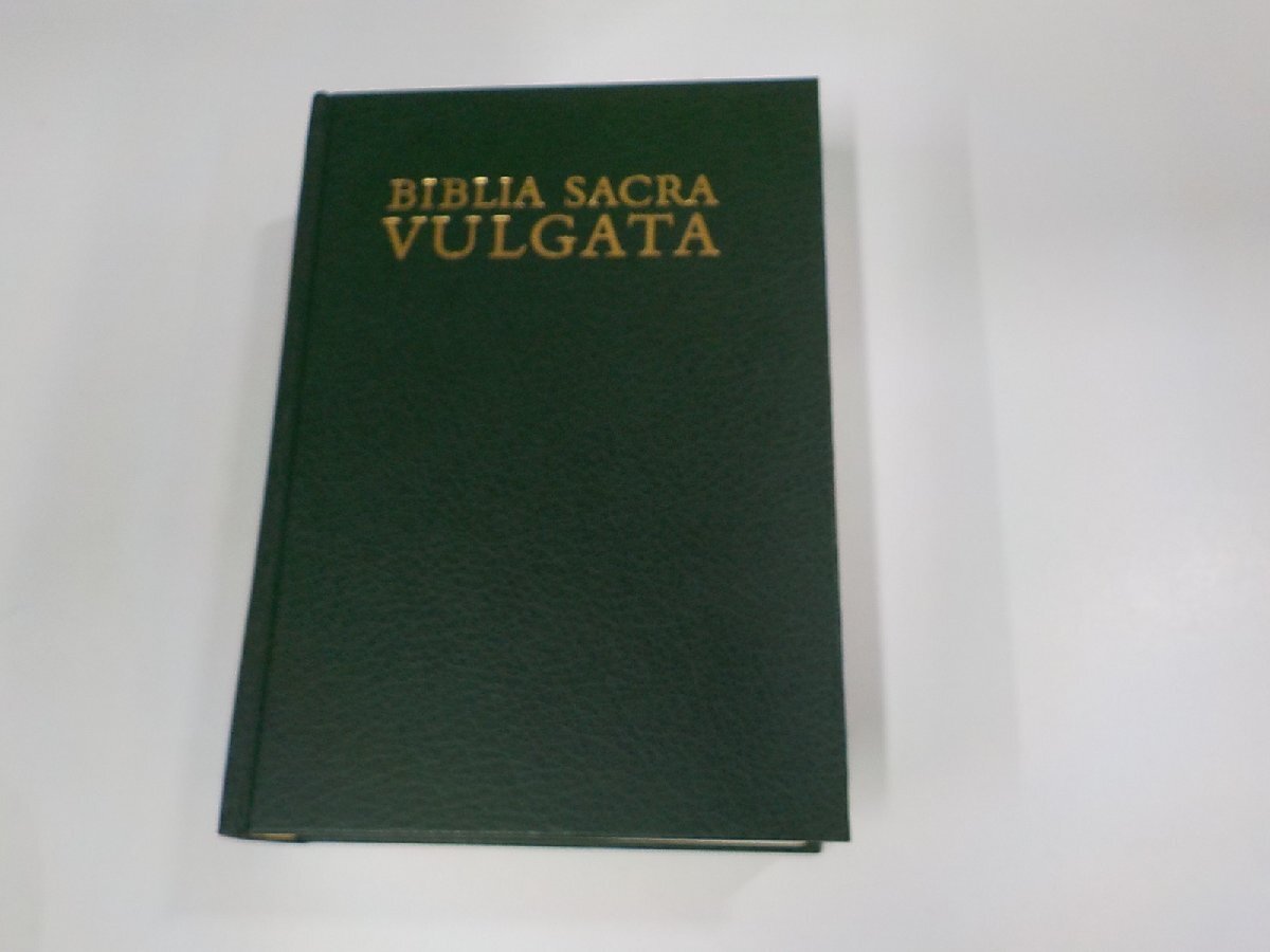 6V0993◆Biblia Sacra Vulgata 角破損・シミ・汚れ有▼の画像1