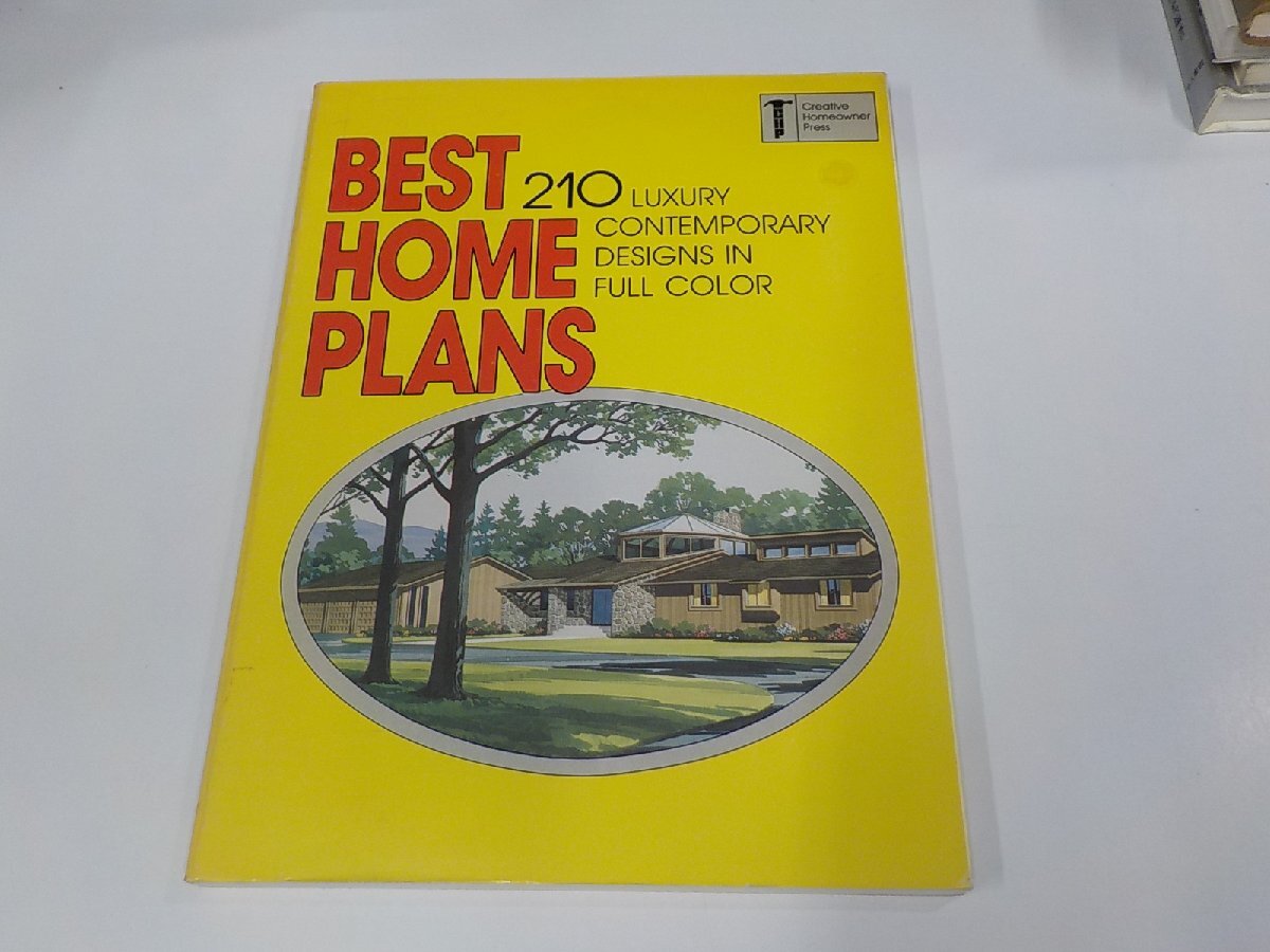 2K1160◆BEST 210 HOME PLANS シミ・汚れ・書込み有☆_画像1