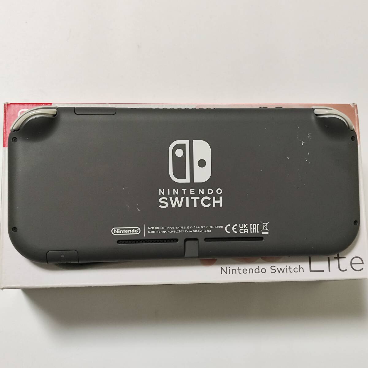 送料無料 動作確認済み Nintendo Switch Lite ニンテンドー スイッチ グレー 本体のみ HDH-001 中古_画像4