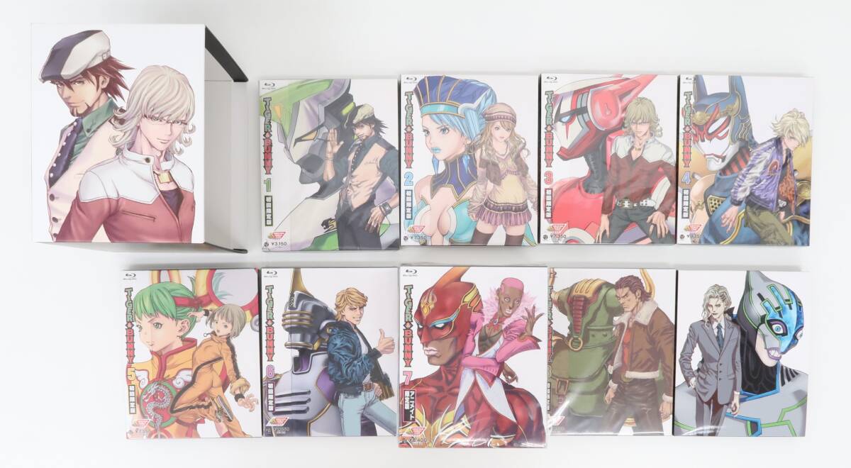 ce1853/全9巻セット TIGER＆BUNNY BOX付 初回限定版 Blu-ray 全巻収納BOX・デフォルマイスタープチ付き_画像1