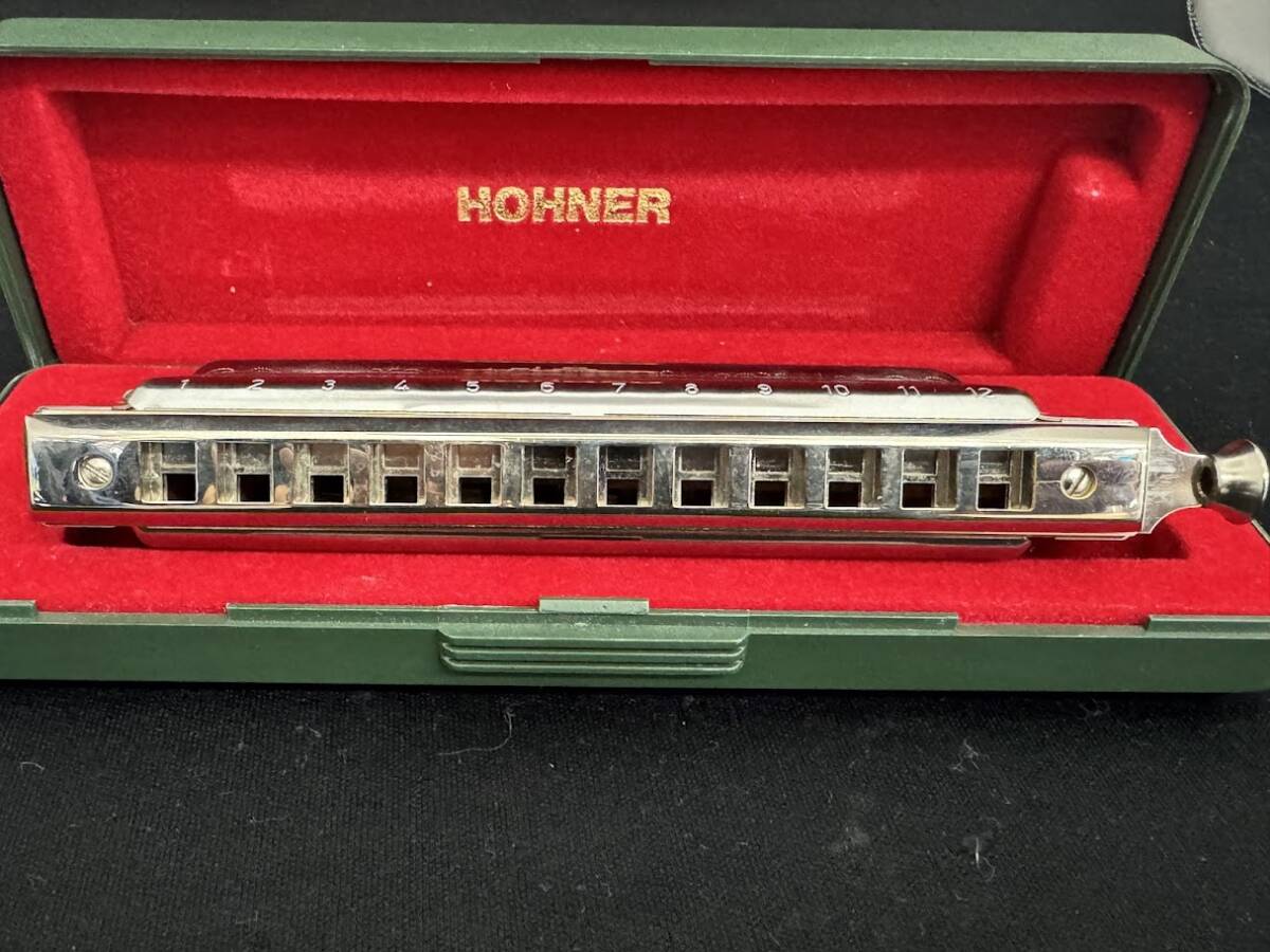 中古品 HOHNER ホーナー Super Chromonica 270 クロマチックハーモニカ 12穴 C調 木製ボディの画像7