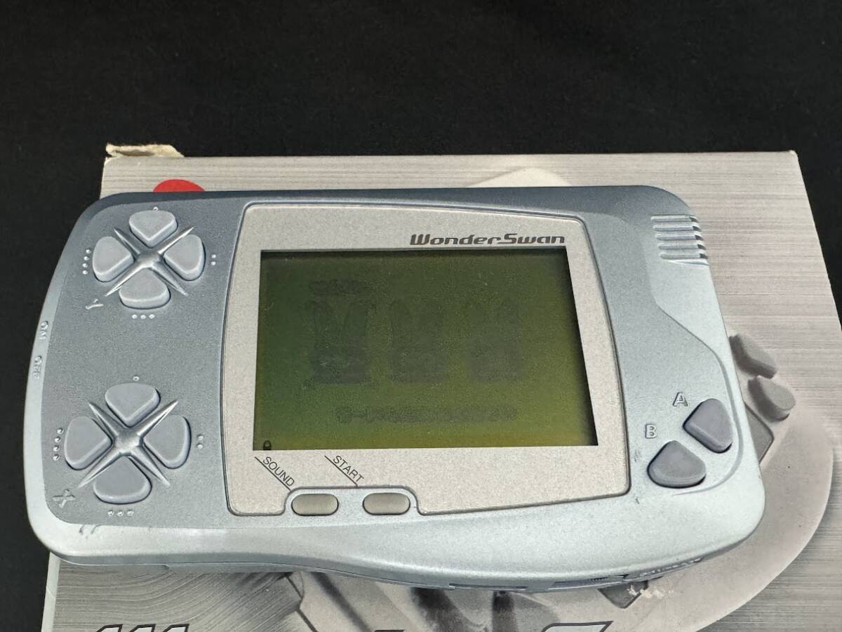 中古品 BANDAI バンダイ Wonder Swan ワンダースワン WS ブルーメタリック ゲーム機 本体の画像4