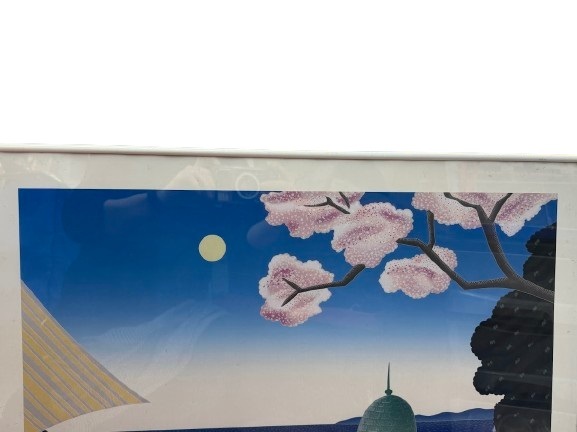 中古品 THOMAS McKNIGHT トーマスマックナイト KOBE JAPAN 神戸 額付の画像2