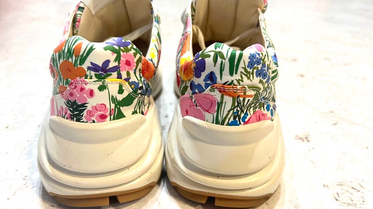 GUCCI 花柄スニーカー　ケンスコット371/2