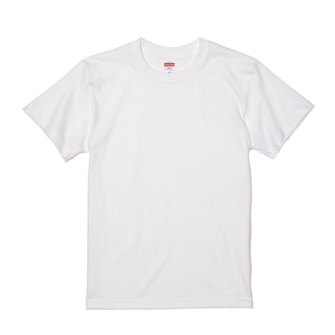 新品 ユナイテッドアスレ 5.6oz ハイクオリティー Tシャツ ホワイト 白 2枚 XLサイズ United Athle 500101 High Quality T-shirtの画像2
