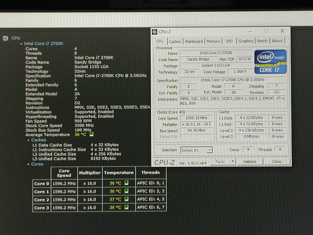 ジャンクCPU Core i7 2700K LGA1155の画像4