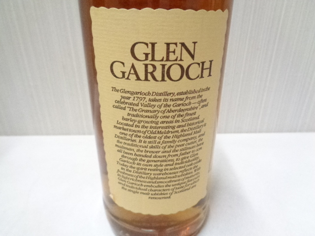 【未開栓】 GLEN GARIOCH グレンギリー 10年 750ml 箱入りの画像5