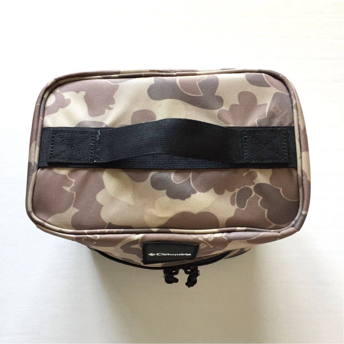 未使用 Columbia Camouflage Box type bag コロンビア カモフラージュ ボックスタイプ バッグ 米国 アメリカ オレゴン アウトドアブランド_画像2