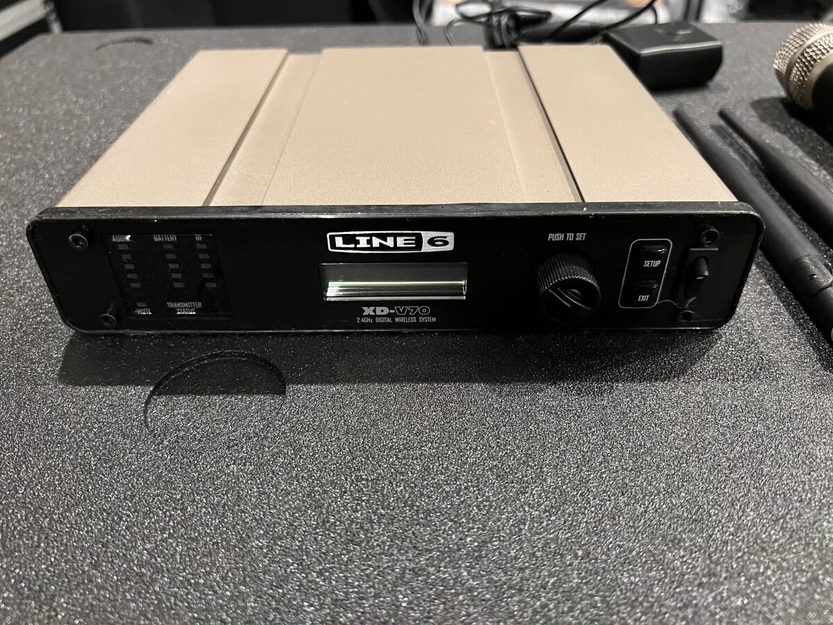 送料込！ LINE6 XD-V70 マイクはXD-V75 デジタルワイヤレス マイク セット 中古品②の画像2