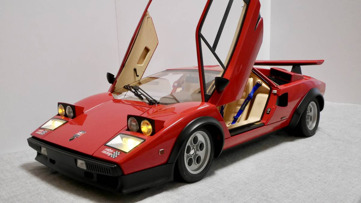 ● デアゴスティーニ 1/8スケール カウンタック LP500S 完成品 Deagostini Lamborghini Countach LP500S 1:8【ジャンク】の画像2