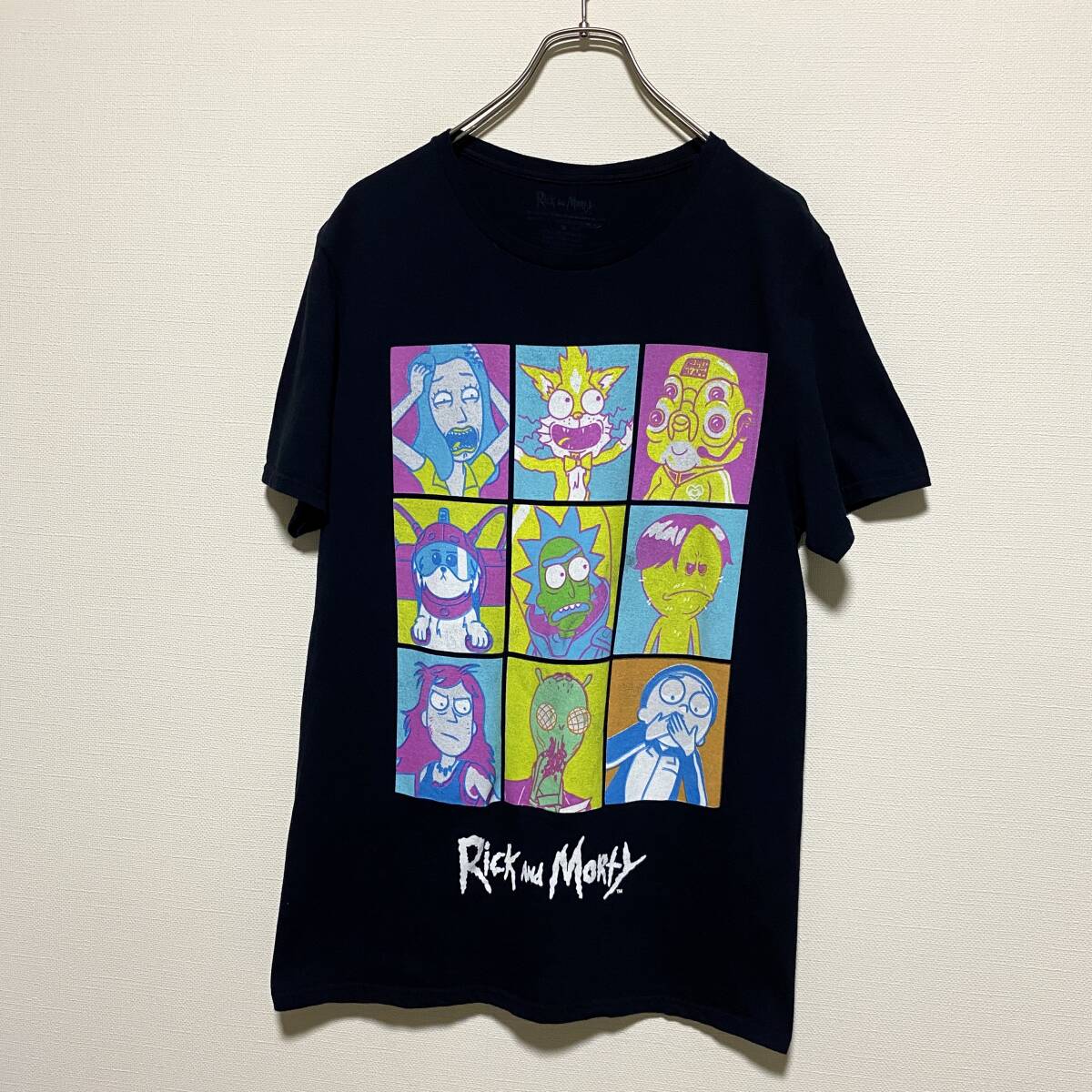 アメリカ古着　RICK AND MORTY リックアンドモーティ　半袖　Tシャツ　Mサイズ　コットン　【I37】