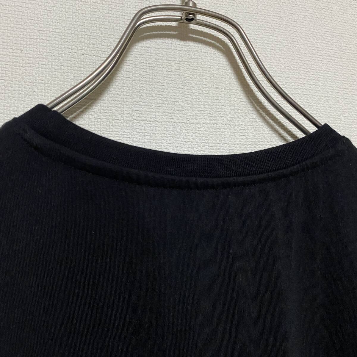 アメリカ古着　パワーライジング　半袖　Tシャツ　キャラT　Mサイズ　コットン　ブラック　【I43】