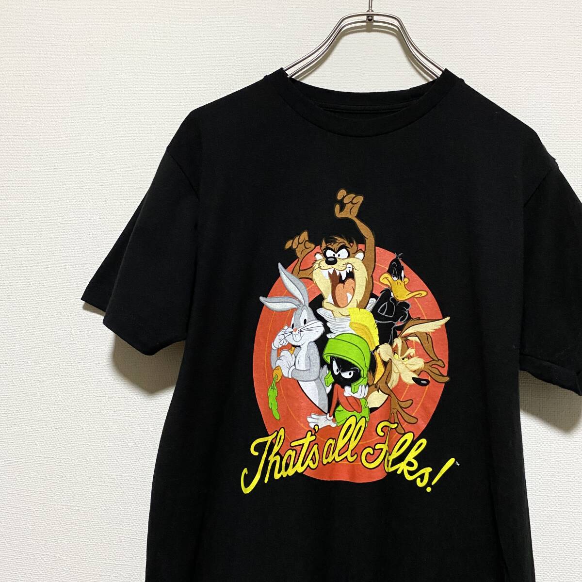 アメリカ古着　ルーニー・テューンズ　LOONEY TUNES 半袖　Tシャツ　キャラT　メキシコ製　Mサイズ　【I90】_画像3