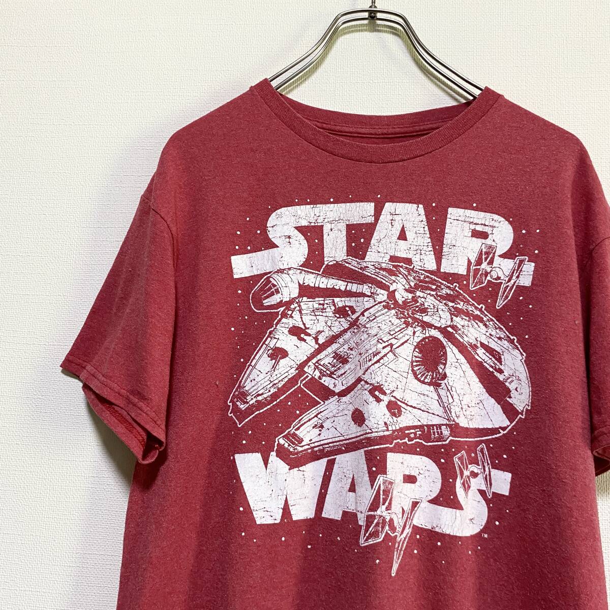 アメリカ古着　ミレニアムファルコン　スターウォーズ　半袖　Tシャツ　Mサイズ　クルーネック　【I144】_画像3