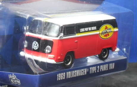 1/64 グリーンライト 1969 フォルクスワーゲン タイプ2 Volkswagen Type 2 Panel Van - Pennzoil（ペンゾイル）●の画像2