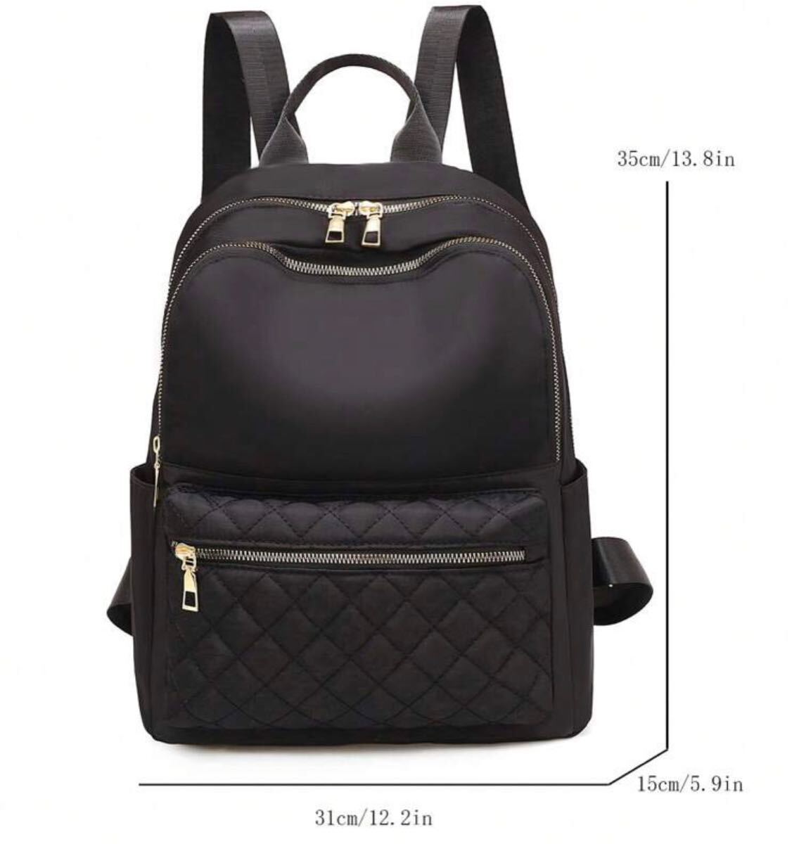 [ today limitation sale ]ZARA genre Korea fashion high capacity quilting rucksack light weight backpack waterproof black casual 