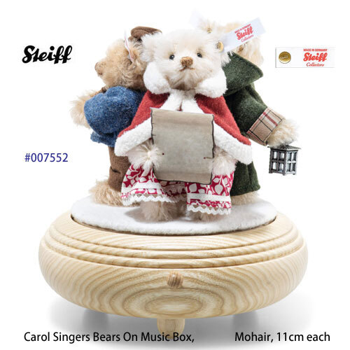 ☆海外より!新品 Steiff #007552 キャロルシンガー テディベア ☆海外より!新品 Steiff #007552 キャロルシンガー テディベア