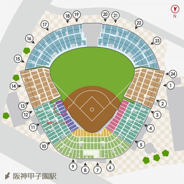 【送料無料】阪神vsヤクルト　4月27日(土)　三塁側SMBCシート2枚1組