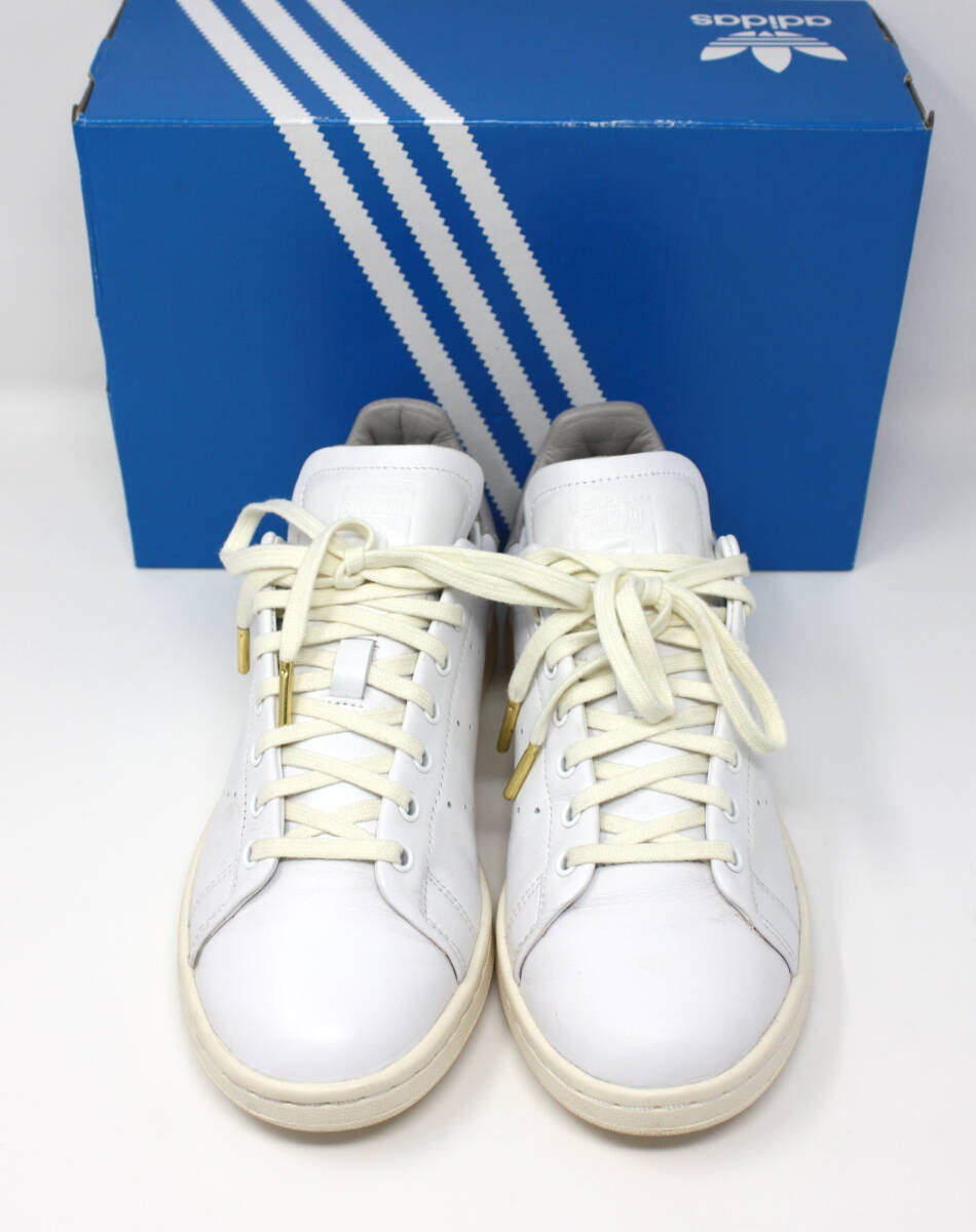 ◇極美品 TOMORROWLAND トゥモローランド 別注 adidas Originals アディダス ID2565 Stan Smith Lux スタンスミス 天然革 23.5cm_画像2