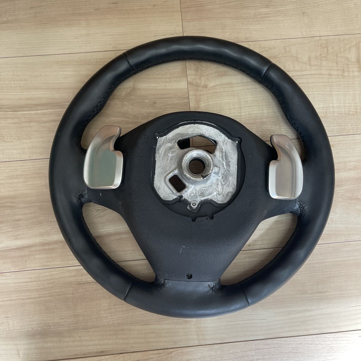  real leather BMW X3 WX35 F25 steering wheel paddle used 