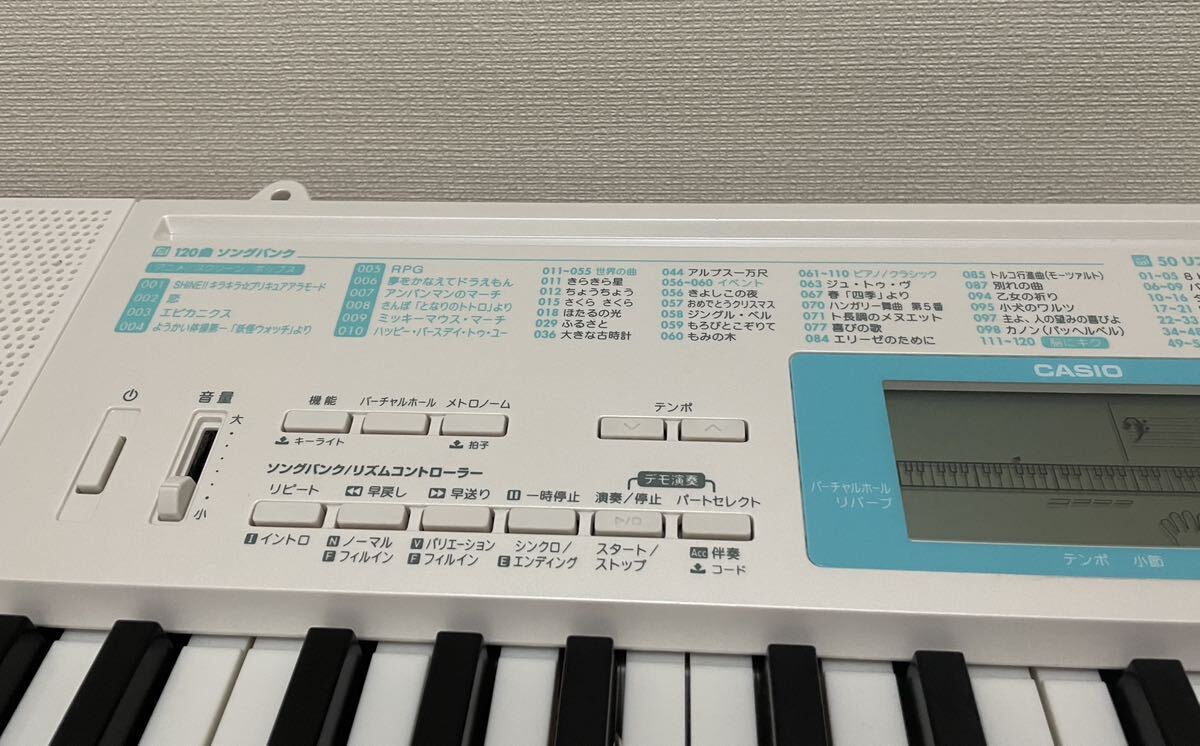 メンテナンス済CASIO 光ナビゲーションキーボード LK-128の画像4