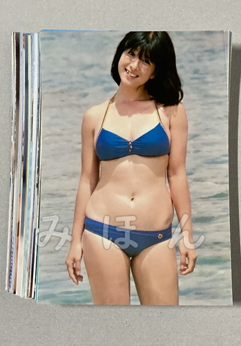 ☆　河合奈保子　B　昭和アイドル　L判　写真　50枚セット_画像1