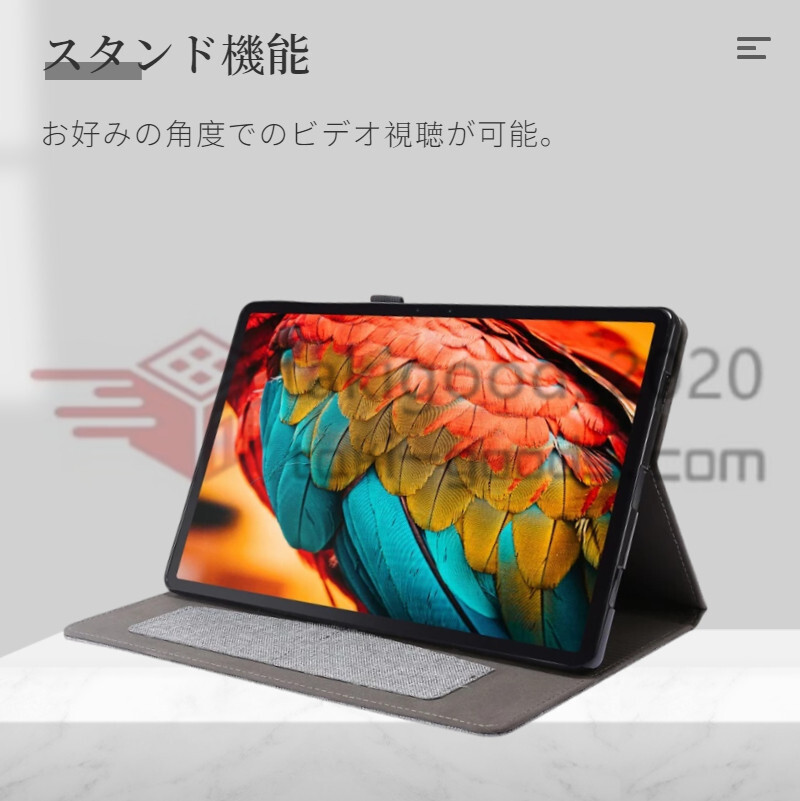 LAVIE T11 T1195/T1175用11.5インチLenovo Tab P11 5G/P11 Plus/P11 Proタブレット用レザーケース保護カバースタンド手帳型オートスリープの画像5