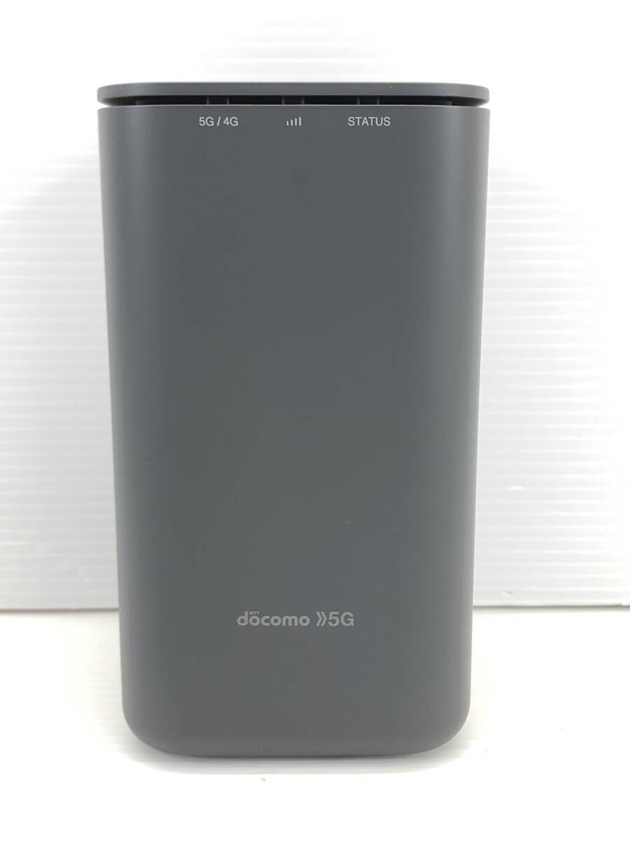 ◆docomo ドコモ home 5G HR01セット ダークグレー ホームルーター 無線LAN Wi-Fi ルーター USED◆_画像2