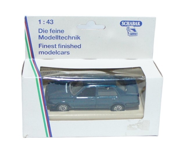 ドイツ製 シャバク 1/43 1984 フォルクスワーゲン ジェッタ 2代目 A2 タイプ20E ターコイズ Volkswagen Jetta VW Schabak 送料無料の画像10