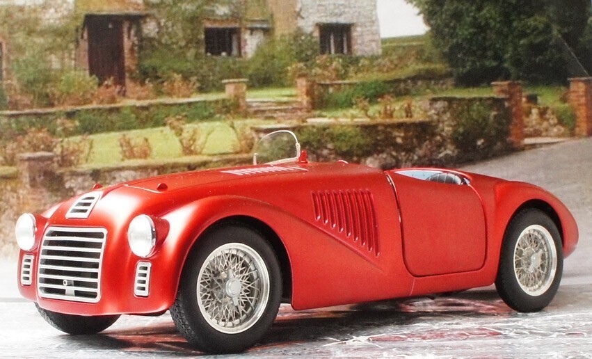 ホット ウイール エリート 1/18 1947 フェラーリ 125S クローム レッド Ferrari 60周年創設記念 Hotwheels Elite 送料無料の画像5