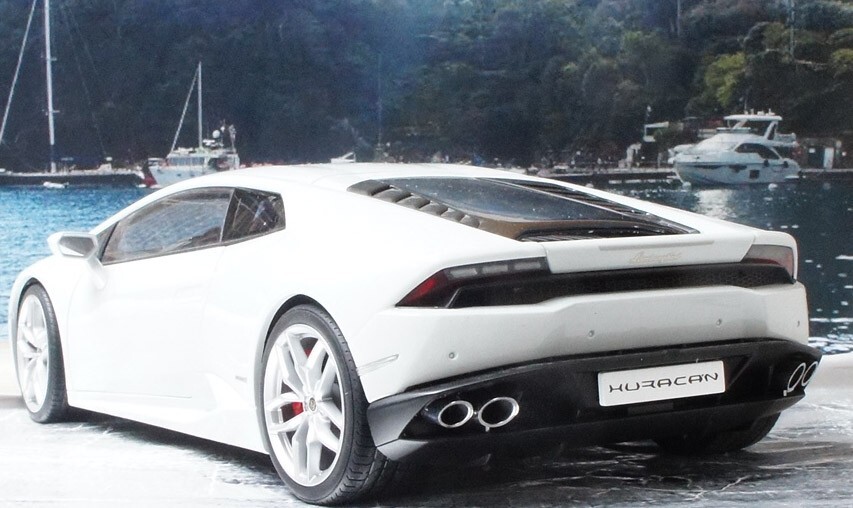 オートアート 1/18 2014 ランボルギーニ ウラカン LP610−4 メタリック ホワイト Lamborghini Huracan Autoart 現状品 送料無料 の画像5