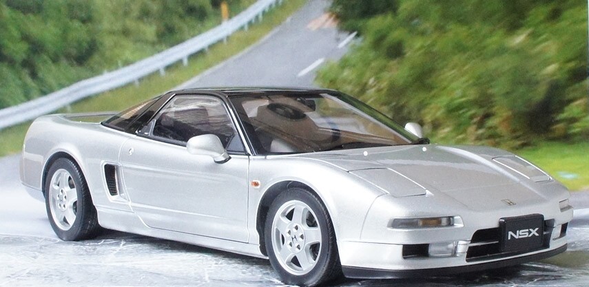 オートアート シグネチャ 1/18 1990 ホンダ NSX NA1 初代 前期型 シルバー Autoart Signature 送料無料の画像2