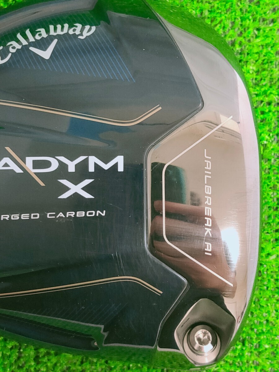 【送料無料】Callaway キャロウェイ PARADYM X パラダイムX 9.0° 9.0度 ドライバーヘッド単品。ヘッドカバー付（DH553）の画像4