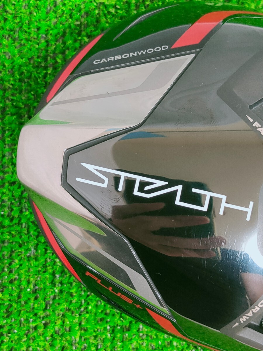 【送料無料】TaylorMade テーラーメイド STEALTH PLUS+ ステルスプラス+ 9.0° 9.0度 ヘッド単品。ヘッドカバー付き。（DH561）の画像5