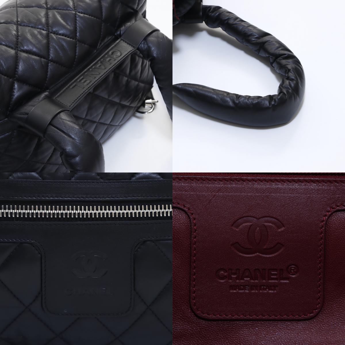 【先着50名限定クーポン配布中!!】 シャネル CHANEL リュック・デイパック 13番台　コココクーンマトラッセ ブラック_画像9