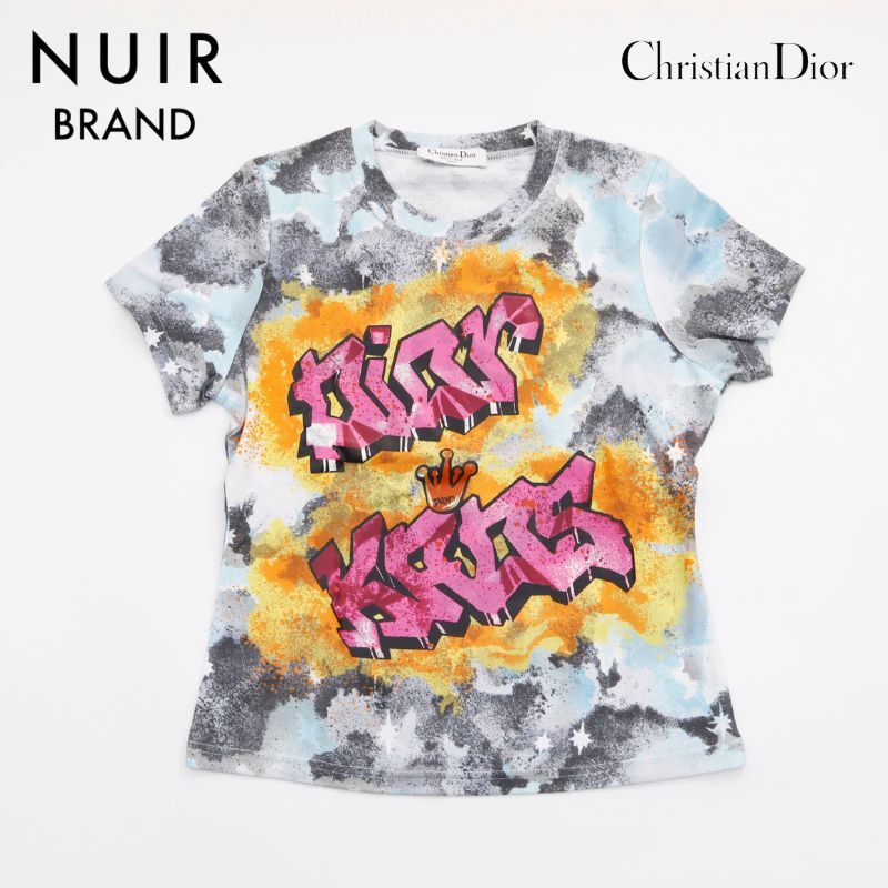 クリスチャンディオール Christian Dior 半袖Ｔシャツ グラフィティ マルチカラー_画像1