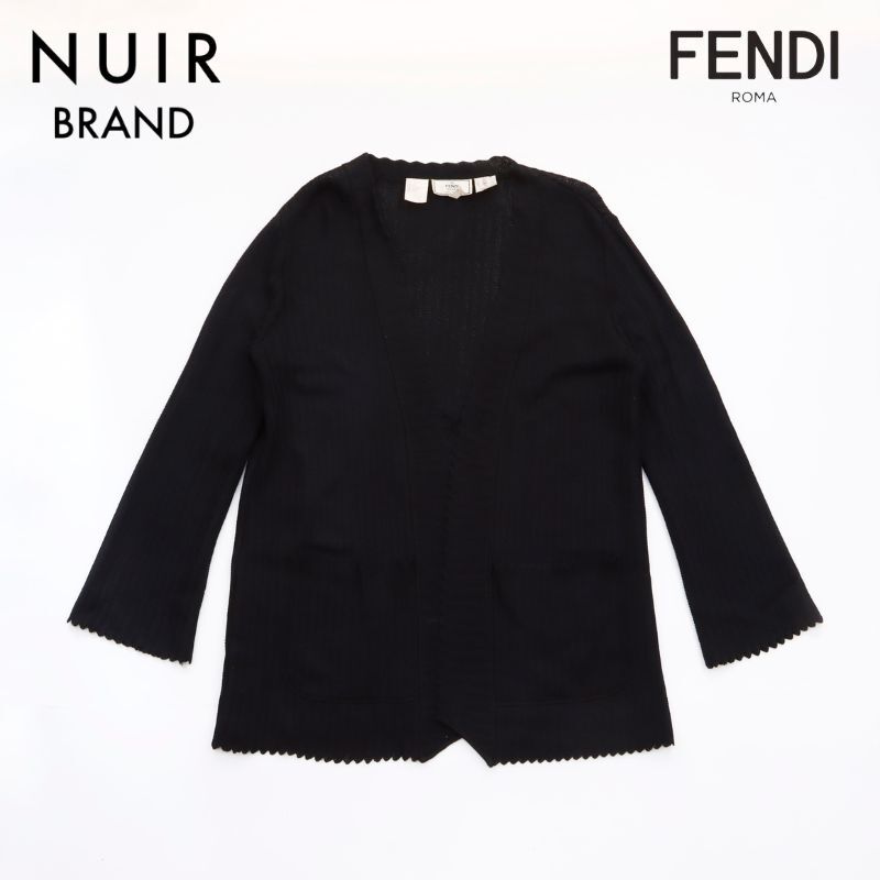  Fendi FENDI cardigan Size 42 simple black 