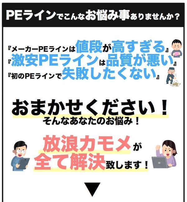 PEライン 放浪カモメ 1.2号 200m 20lb クリア ホワイト マーカー 釣り糸 釣糸 200メートル 150m+50m巻 xp_画像5