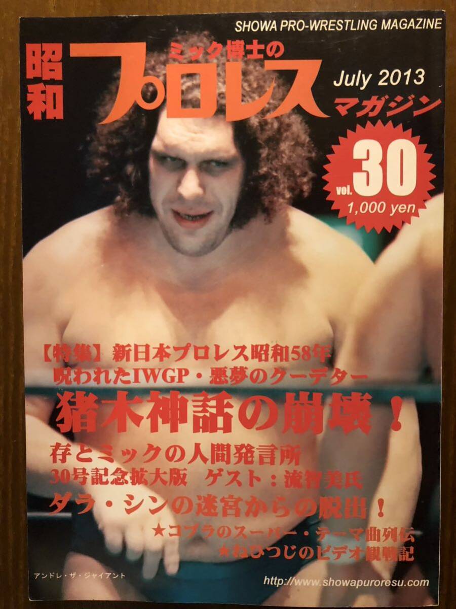 mik... Showa Professional Wrestling журнал 30