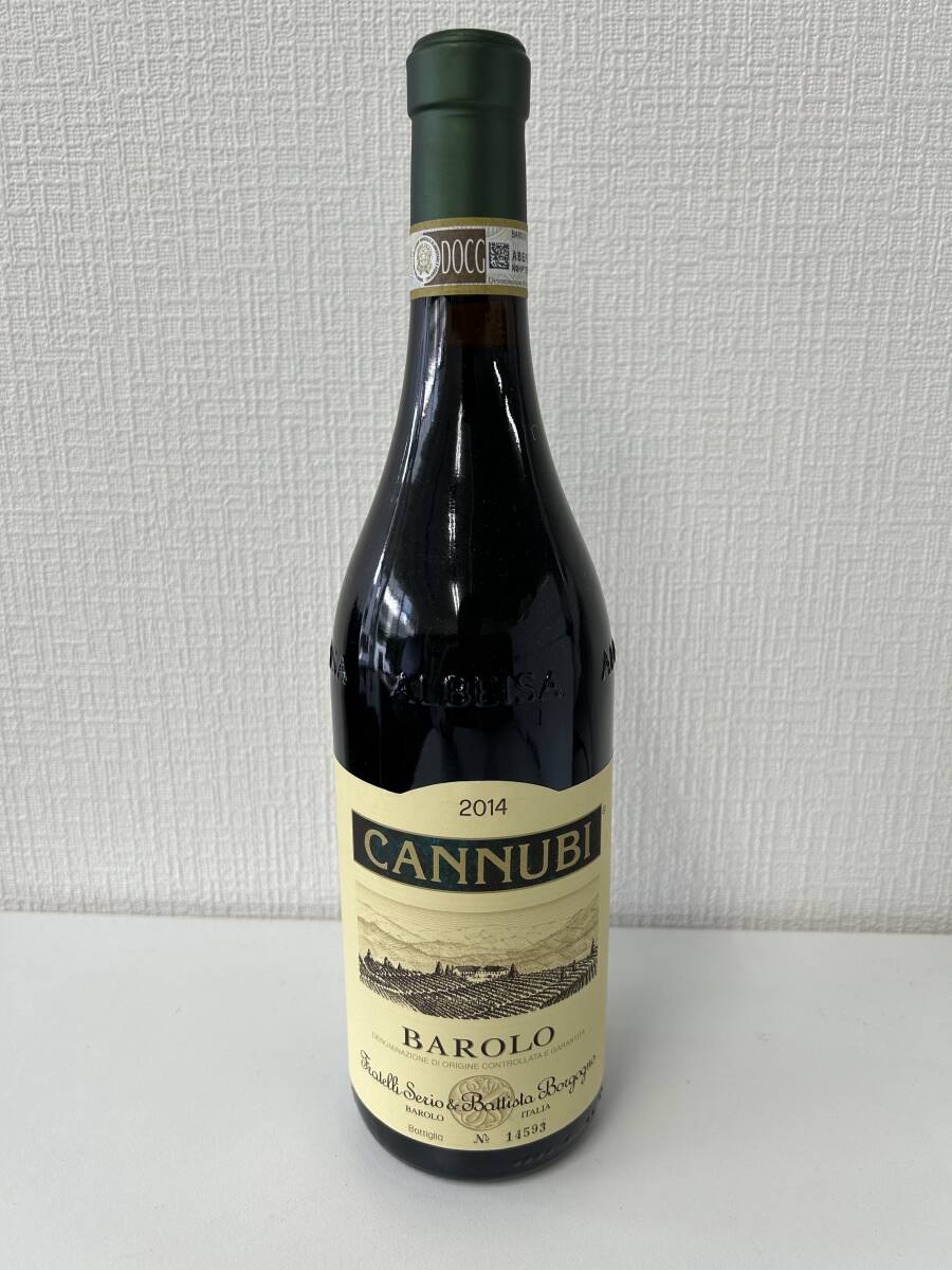 フラテッリ・セリオ・エ・バッティスタ・ボルゴーニョ バローロ・カンヌビ 2014 750ml 14% 240414 BAROLO CANNUBI_画像1